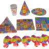 Набор для дня рождения Мозаика, 6 персон, 38 предметов