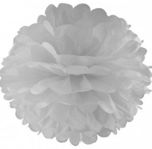 Бумажный помпон Белый (16"/41 см) Бумажный помпон Белый (16"/41 см)