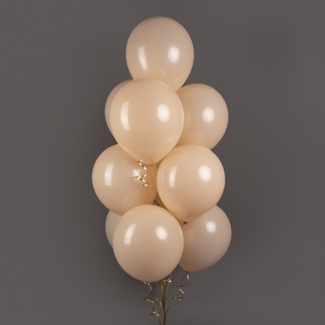 Дб (12''/30 см) Бежевый, пастель, 100 шт.