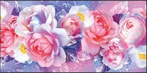 Конверты для денег, Роскошные цветы, 8,5*17,2 см, 10 шт.