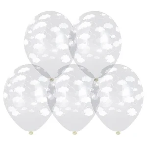 Bb (14''/36 см) Шелкография Облака Шары-038, кристалл, 25 шт.