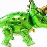 Fa (36"/91 см) Ходячая Фигура, Динозавр Трицератопс, Зеленый, в упаковке 1 шт.