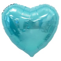 Вх (24"/60 см) Сердце Нежно-голубое, 1 шт.