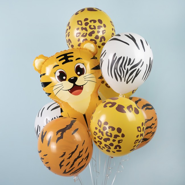 Вв (12''/30 см) Сафари, Ассорти, пастель, 5 ст, 25 шт.