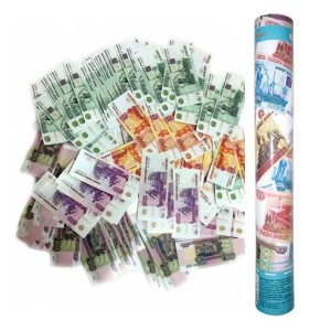 AC 40см Пневмохлопушка Рублевый бум