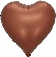 Вх (18''/46 см) Сердце Шоколад, 1 шт.