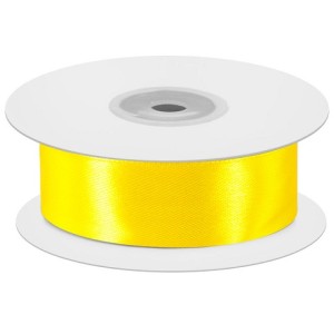 Лента атласная (0,7 см*22,85 м) Желтый, 1 шт.