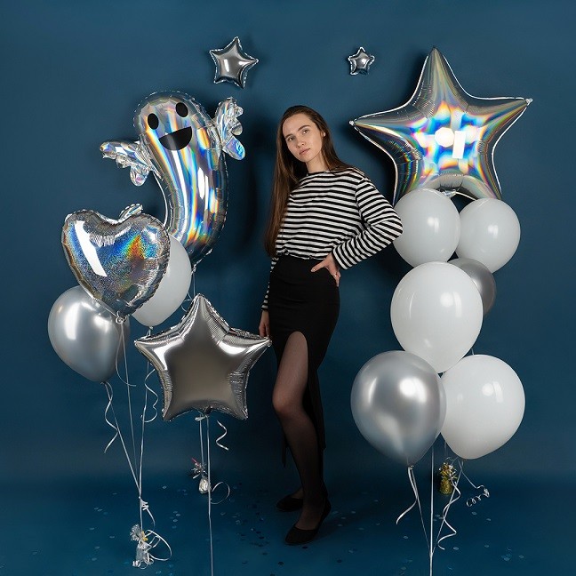 Fa (32''/81 см) Звезда, Серебро, Голография, 1 шт.