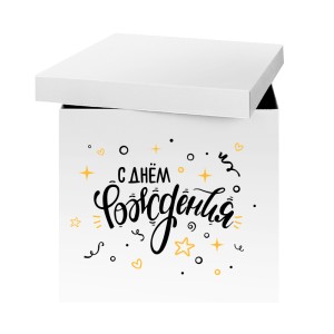 Наклейка на коробку "С Днем рождения", 42*30 см, 1 набор. Наклейка на коробку "С Днем рождения", 42*30 см, 1 набор.
