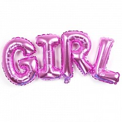 Fa (44''/112см) /Надпись "Girl", Розовый