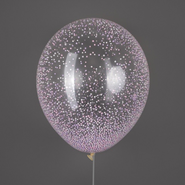 Шарики пенопласт, Цветной микс, Розовый/Сиреневый, Макарунс, 2-4 мм, 10 гр.