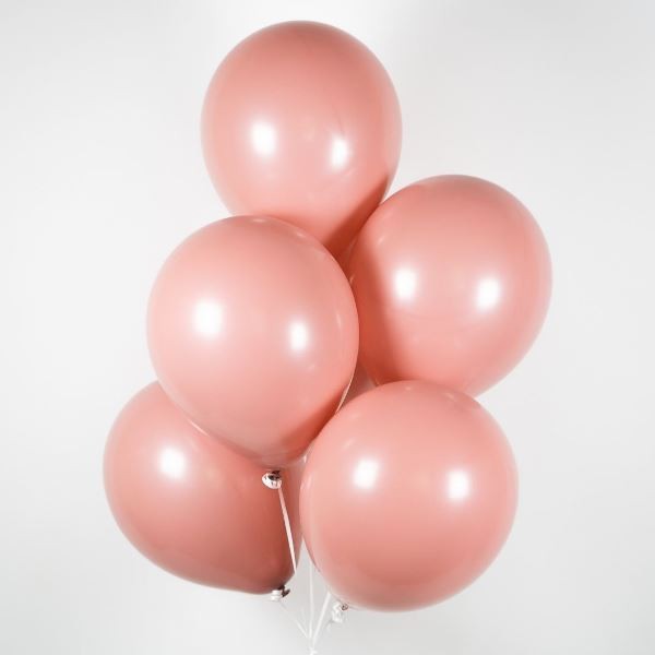 M (12''/30 см) Пастель RUST PINK, 418, 100 шт.