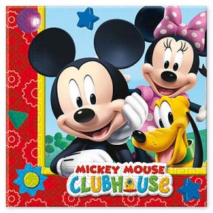 PS Салфетки Микки игривый 33см 20шт/Р