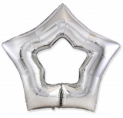 Fm (32''/81 см) Звезда, Контур, Серебро, 1 шт.