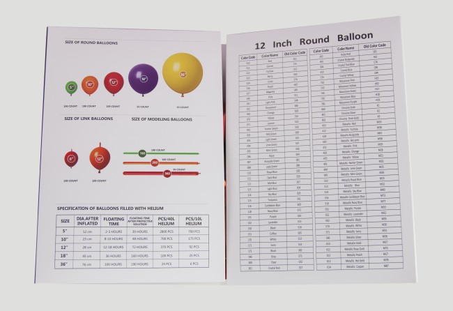 Образцы шаров 512 (12"/30 см), Ассорти, 1 шт.