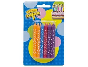 Свечи д/торта Звезды 8см 12шт/V Свечи д/торта Звезды 8см 12шт/V