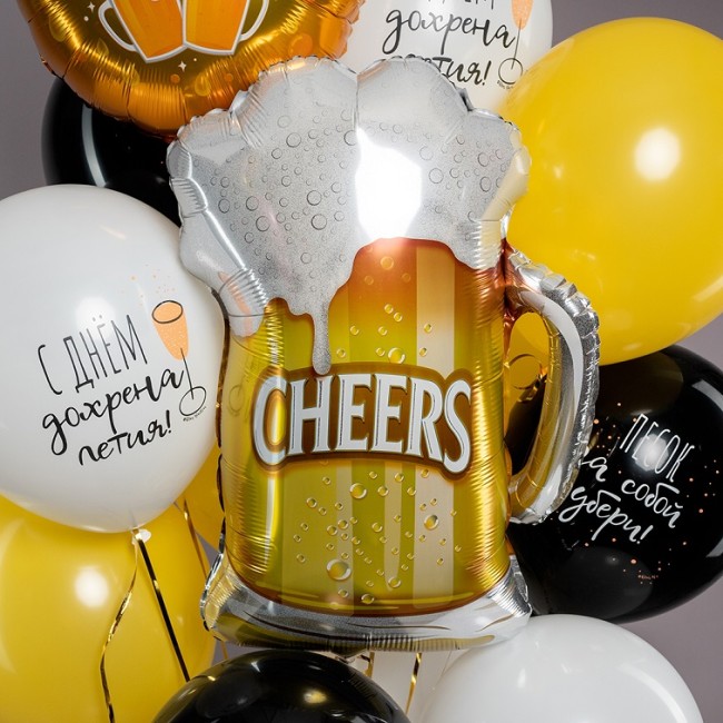 Fa (29''/74 см) Фигура, Пиво в кружке, 1 шт. в уп