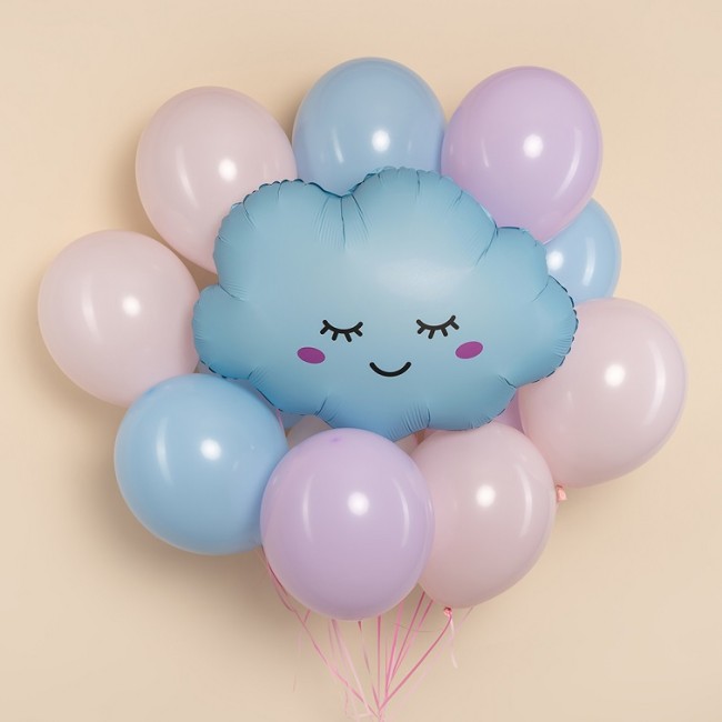 Fm (27''/69 см) Фигура, Облако, Светло-голубой, Матовый, 1 шт.