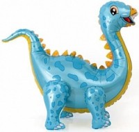 Fa (39"/99 см) Ходячая Фигура, Динозавр Стегозавр, Голубой, в упаковке 1 шт.
