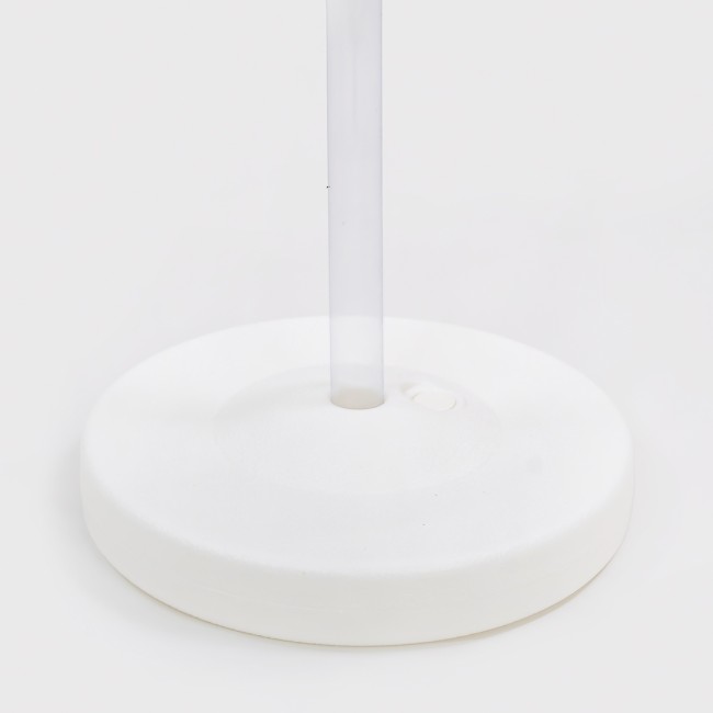 Стойка для шаров Фонтан, 13 насадок, 1,3 м, Белый/Прозрачный, 1 шт.