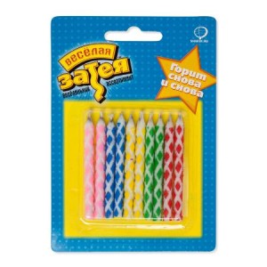 Свечи д/торта магические 10шт/V