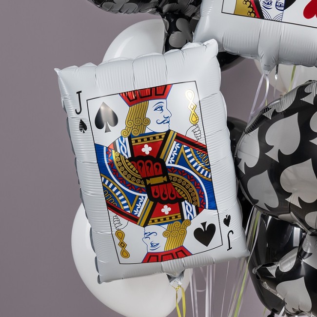 Fa (22''/56 см) Фигура, Покер, Карта Валет Пик, 1 шт.