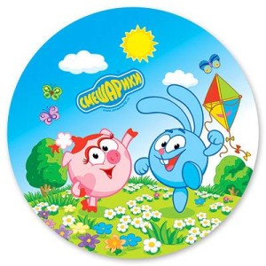 Тарелка Смешарики 17 см, 8 шт/A