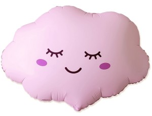 Fm (27''/69 см) Фигура, Облако, Светло-розовый, Матовый, 1 шт.