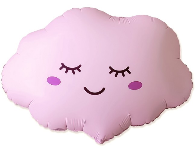 Fm (27''/69 см) Фигура, Облако, Светло-розовый, Матовый, 1 шт.