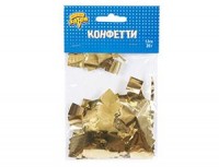 Конфетти Квадрат фольга золото 1,5см 20грG