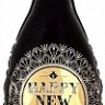 Fa (41''/104 см) Фигура, Бутылка Шампанское, С Новым Годом (золотые грани), Черный, 1 шт.