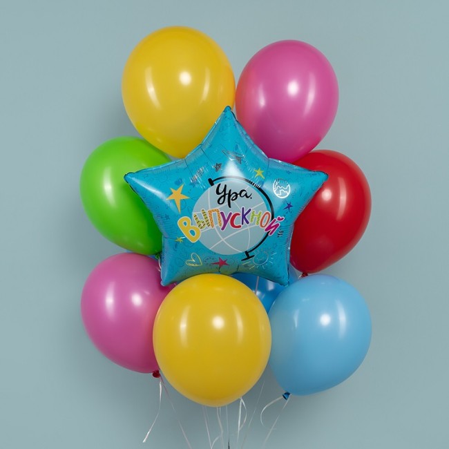 Fa (22''/56 см) Звезда, Ура, Выпускной!, 1 шт. в уп.