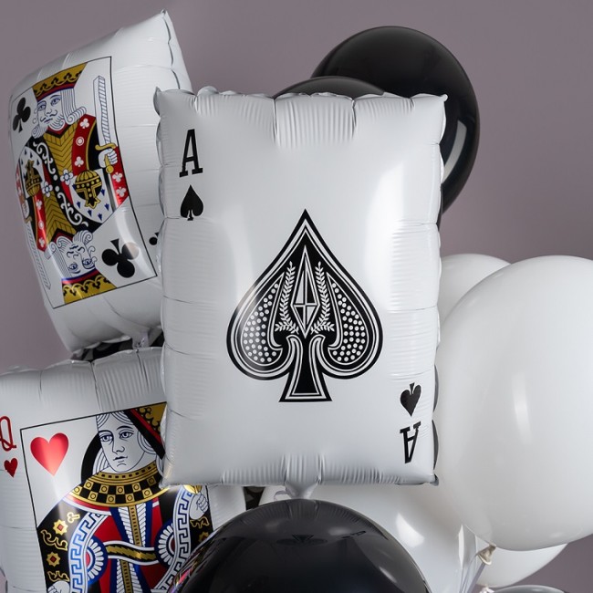 Fa (22''/56 см) Фигура, Покер, Карта Туз Пик, 1 шт.