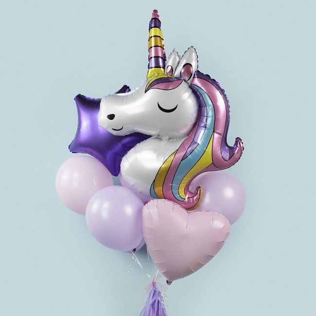 Ag (19''/48 см) Сердце, Фламинго, Сатин, 1 шт.