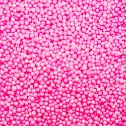 Шарики пенопласт, Розовый, 2-4 мм, 500 мл.