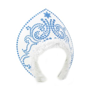 Кокошник "Праздничный", 30*27 см, 1 шт.