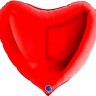 Gr (36"/91 см) Сердце, Красный, 1 шт.