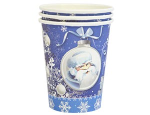 Стакан бум С НГ Зимняя Сказка 250 мл, 6 штG