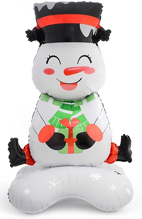 Fa 3D (58''/147 см) Фигура на подставке, Снеговик, 1 шт. в уп.