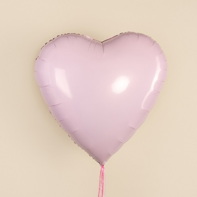 Ag (36''/91 см) Сердце, Зефирный, 1 шт. в уп.