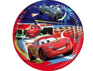 Тарелка Тачки2 23 см, 8 шт/Р