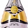 Fa (14"/36 см) Мини-фигура с клапаном, Бутылка Шампанское, Золото, 5 шт.