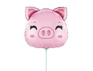 Fm (8&quot;/20см) /Мини-фигура, Голова Поросёнка, 5 шт.