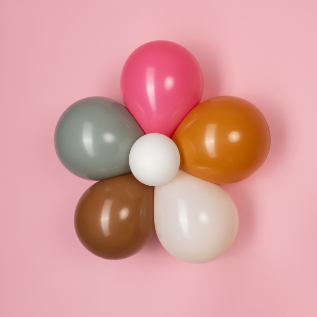 512 (5''/13 см) Карамель, пастель ретро, 100 шт.