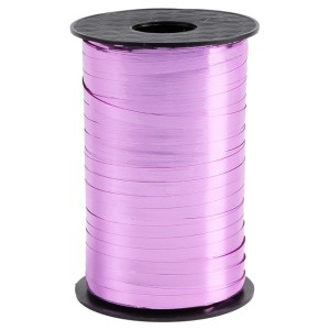 Лента полипропиленовая (0,5 см*250 м) Розовый, Металлик, 1 шт.