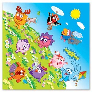 AS Салфетки Смешарики 33см 16шт/А