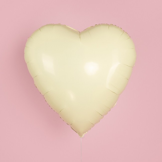 Ag (36''/91 см) Сердце, Пыльный лайм, 1 шт. в уп.