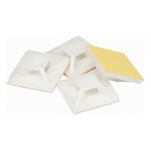 Монтажная база самоклеющаяся 20х20 мм, 20 шт.