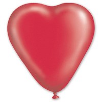 Gm (10''/26 см) /Сердце, Кристалл Красное, 50 шт.