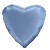 Ag (19''/48 см) Сердце, Лазурь, Сатин, 1 шт.